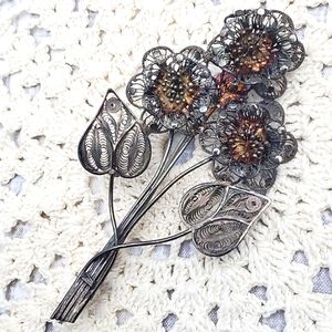 Vintage Bouquet Brooche